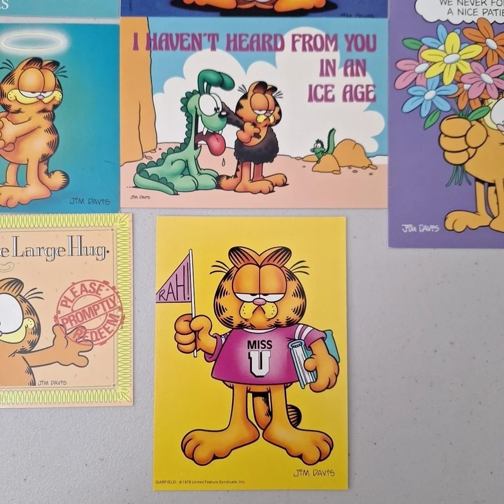 RARE Vintage GARFIELD Postcards Unposted NOS 4x6, Set Of 14, NEW